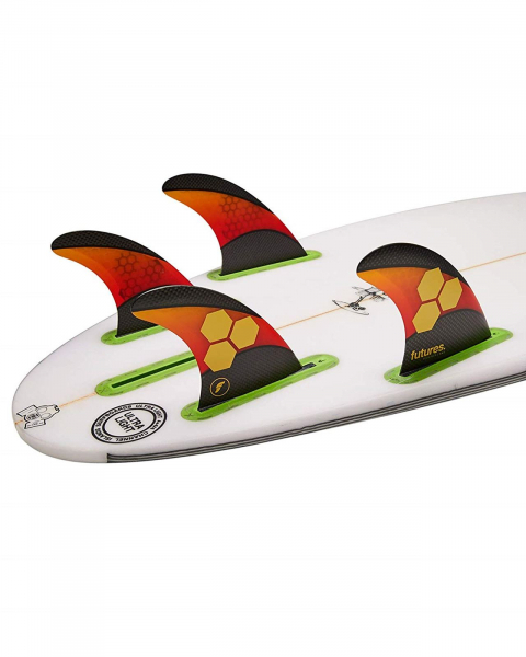 FUTURES Quad Thruster 5 Fin Set AM2 Techflex