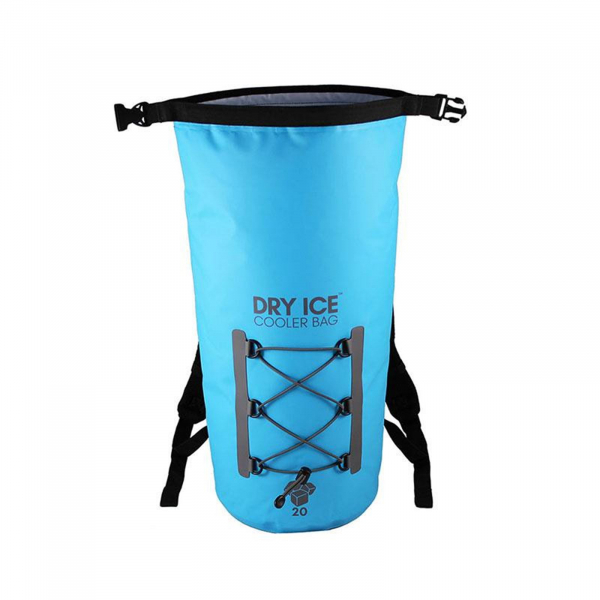 Dry Ice Zaino refrigerante Borsa termica 20 litri Turchese • Sicurezza  negli sport acquatici