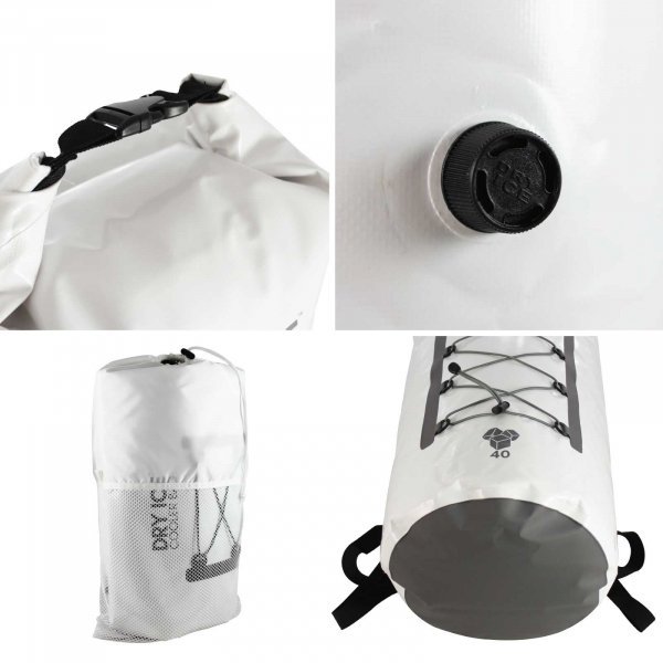 Dry Ice Cooler Rucksack Kühltasche 20 Liter Weiss