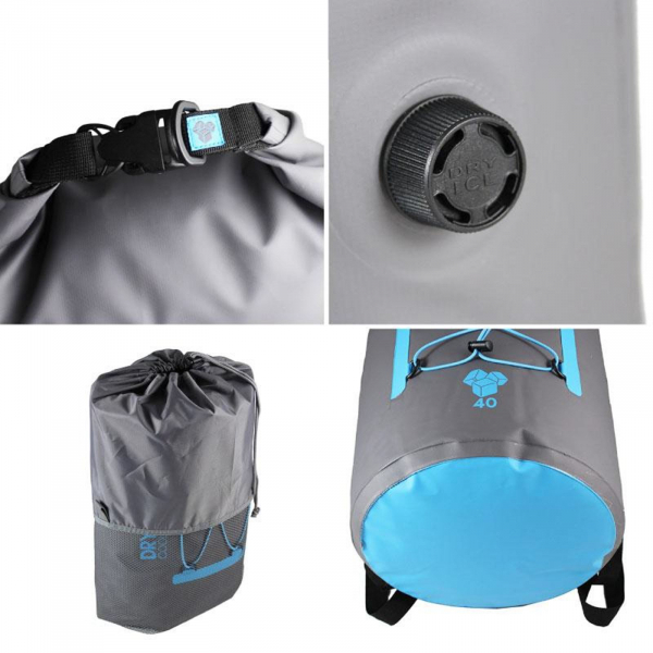 Dry Ice Cooler Mochila Bolsa Nevera 40 Litros Gris