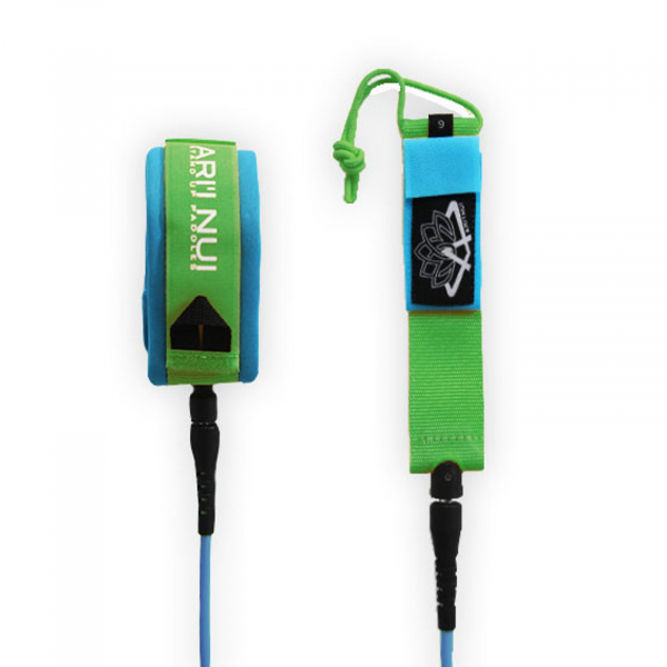 ARIINUI SUP Espiral Rodilla Leash 9.0 Azul Verde