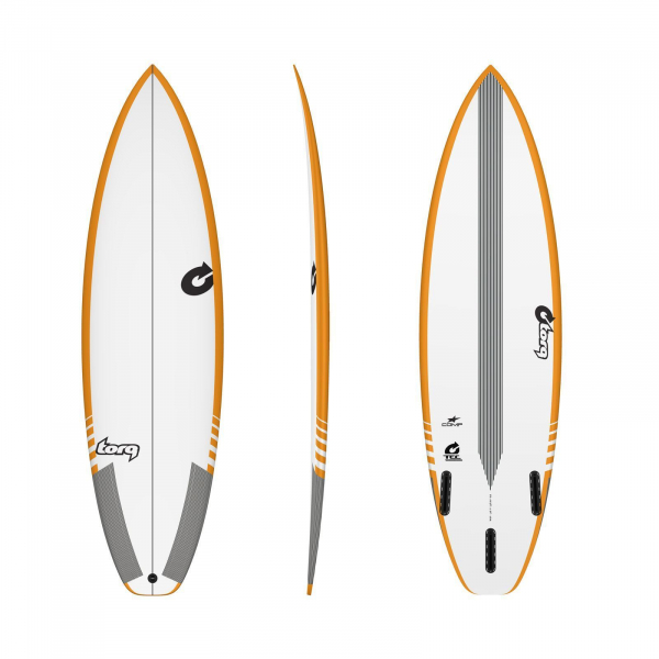 Surfboard TORQ Epoxy TEC Comp 5.6 Rail Yellow