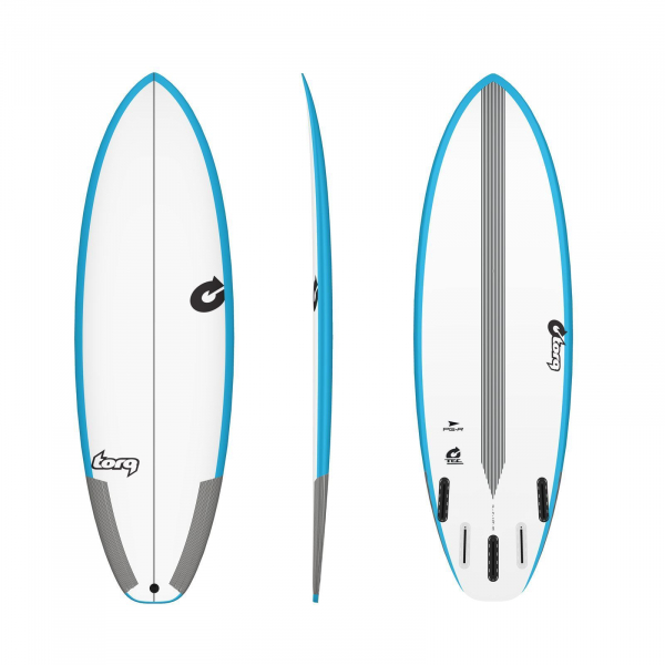 Planche de surf TORQ Epoxy TEC PG-R 6.2 Rail bleu