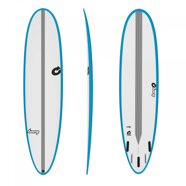 Planche de surf TORQ Epoxy TEC M2 7.0 Rail bleu
