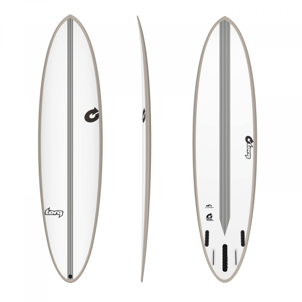 Surfboard TORQ Epoxy TEC Chopper 7.2 Rail Stone