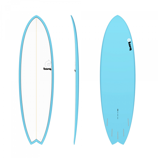 Surfboard TORQ Epoxy TET 6.6 MOD Fish Azul Pinl