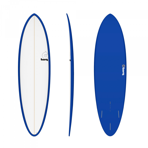 Tabla de surf TORQ Epoxy TET 6.8 Funboard Navy Pinline