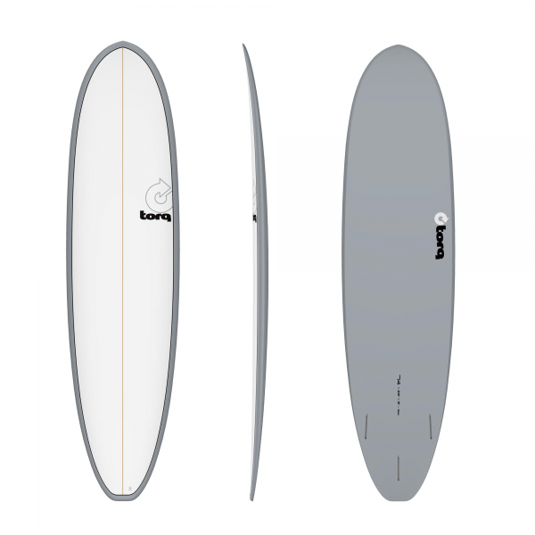 Surfboard TORQ Epoxy TET 7.4 VP Funboard Grigio Pinl