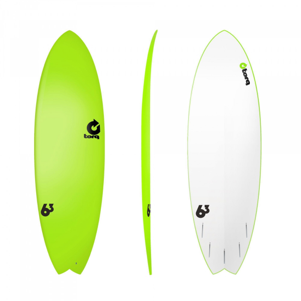 Surfboard TORQ Softboard 6.3 Fish Green