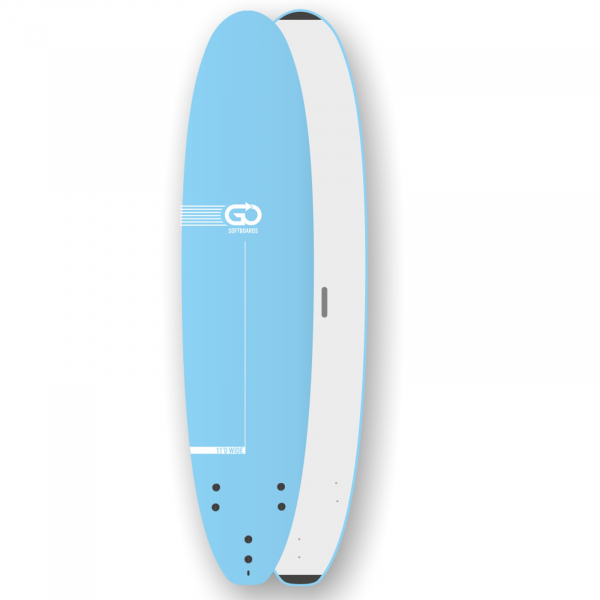 GO Softboard School Surfboard 11.0 wide body bleu