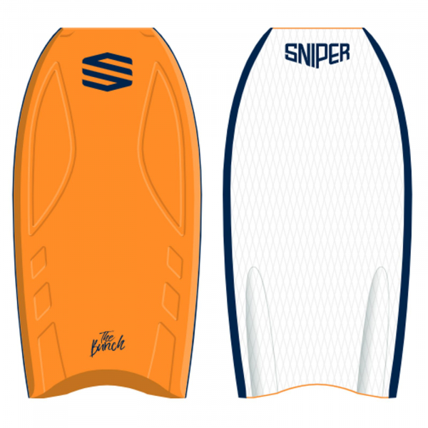 SNIPER Bodyboard BunchII EPS Stringer 42.5 Orange