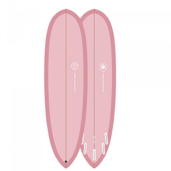 Surfboard VENON Gopher 6.8 Pastel Pink