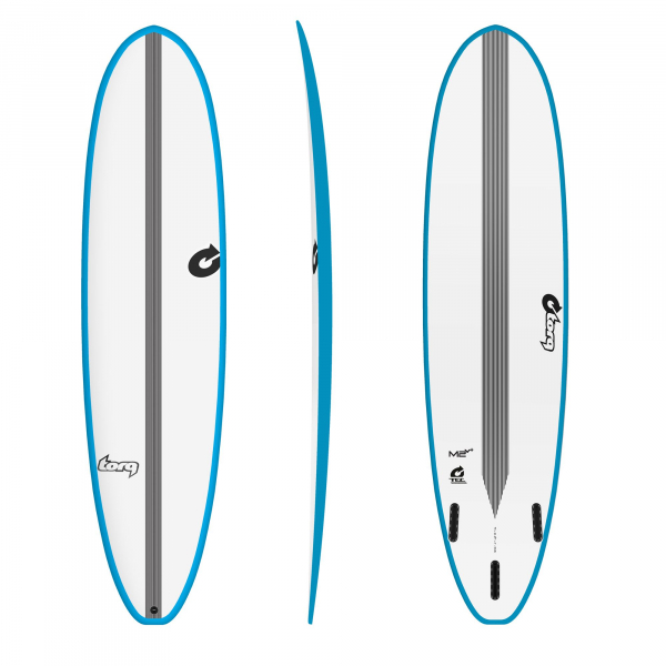 Surfboard TORQ Epoxy TEC M2 7.4 VP Rail Azul