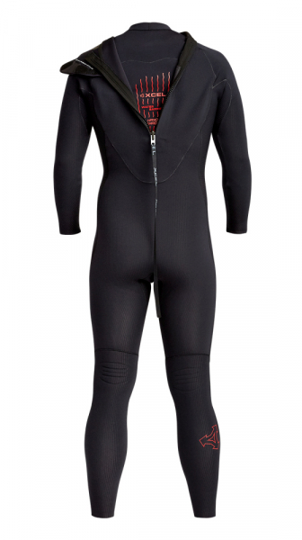 Xcel Traje de neopreno Infiniti OS LTD 5/4mm Cremallera dorsal Hombre Negro