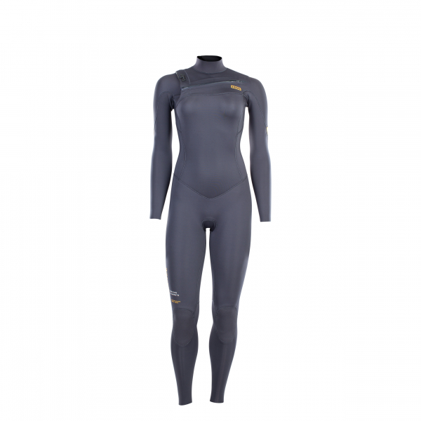 ION Amaze Core Semidry Neoprenanzug 4/3mm Front-Zip Frauen steel grey