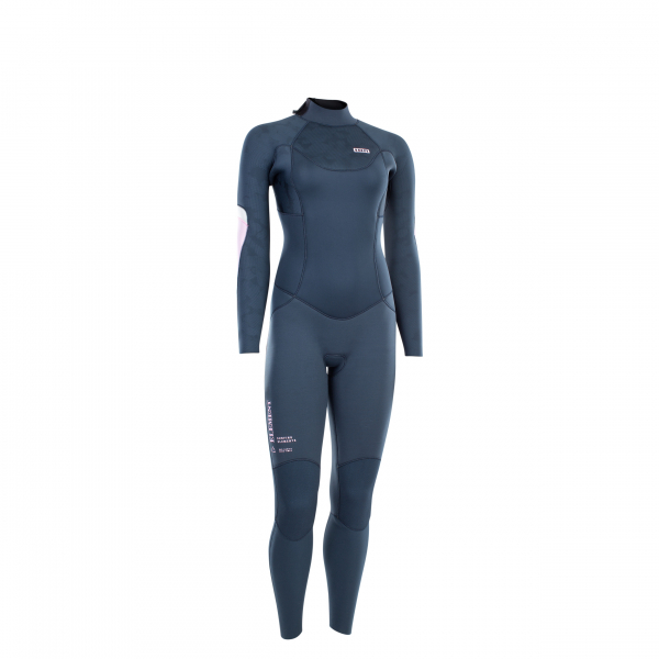 ION Element Semidry Traje de neopreno 5/4mm Cremallera dorsal Mujer azul oscuro