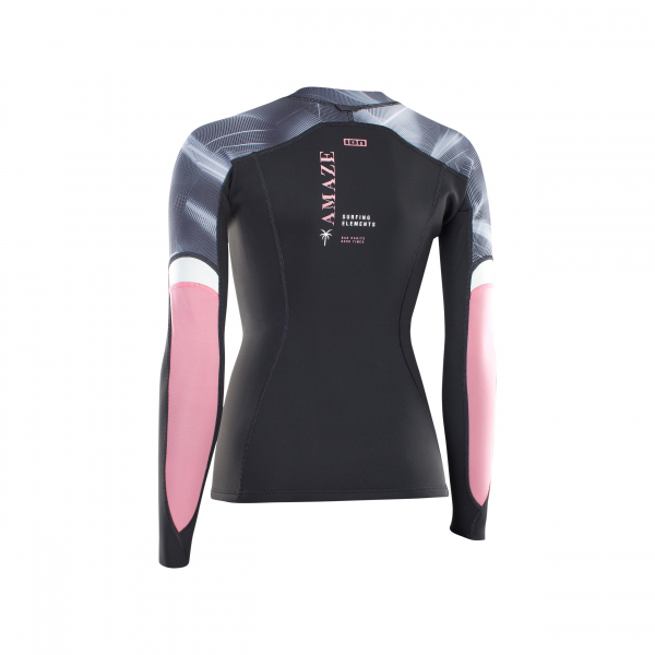 ION Neo Zip Top Rashguard 1,5mm Hommes laser black