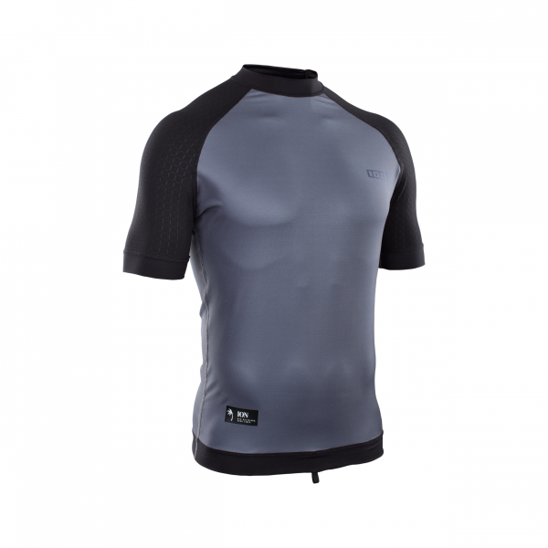 ION Rashguard manches courtes hommes steel blue/black