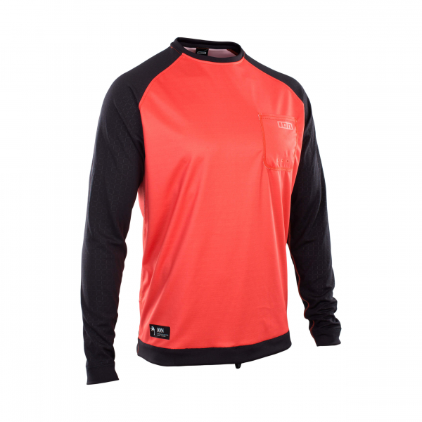 ION Wetshirt Langarm Männer red/black