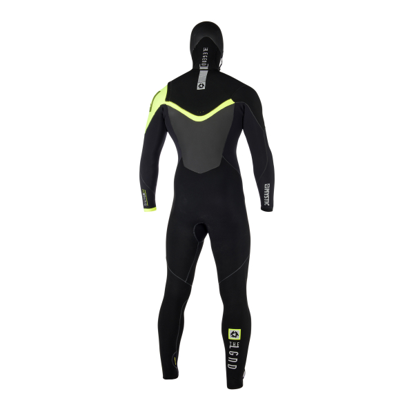 Mystic Legend Hooded 5/3 Wetsuit Men Black/Lime