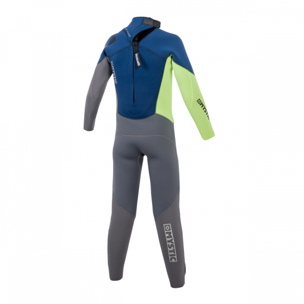 Mystic Star Wetsuit 3/2 Backzip Flatlock Kids Navy