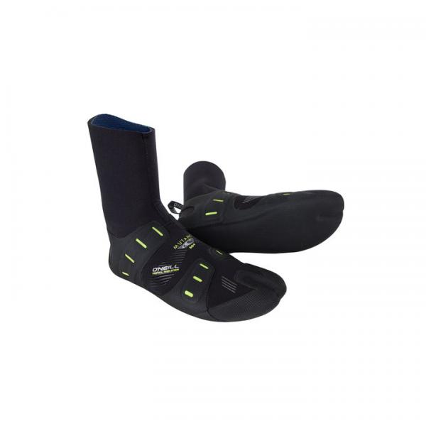 Oneill Mutant Neoprenboot Split Toe 6/5/4mm Schwarz-Grau 2019