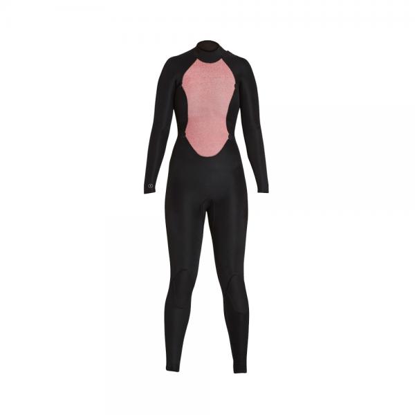 Xcel Asse OS OS Muta 5/4mm Retro-Zip Donna Nero