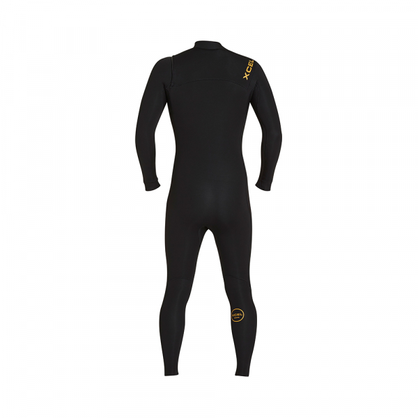 Traje de buceo Xcel Comp X2 5/4mm con cremallera frontal Hombres Negro