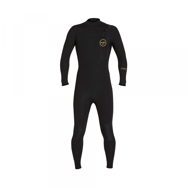 Traje de buceo Xcel Comp X2 5/4mm con cremallera frontal Hombres Negro