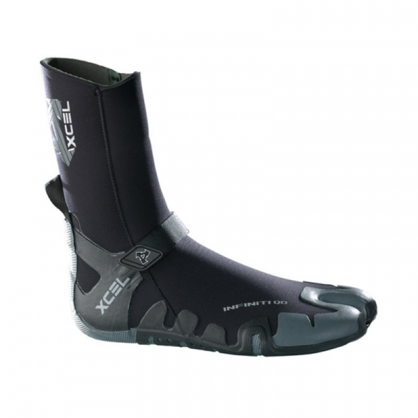 Xcel Infiniti Neoprene Boot Split-Toe 3 mm Black 2017 Sideview