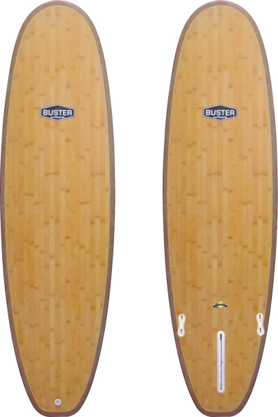 Buster Surfboards Wombat Wood Bamboo 6'4