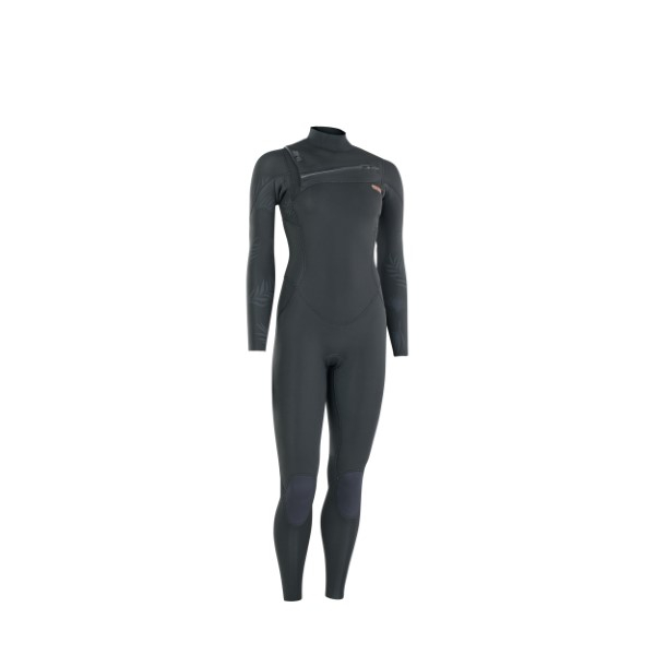 ION Amaze Core Neoprenanzug 3/2 mm Front-Zip Frauen Schwarz