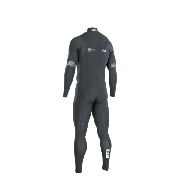 ION Seek Core Neoprenanzug 4/3 mm Front-Zip Männer Schwarz