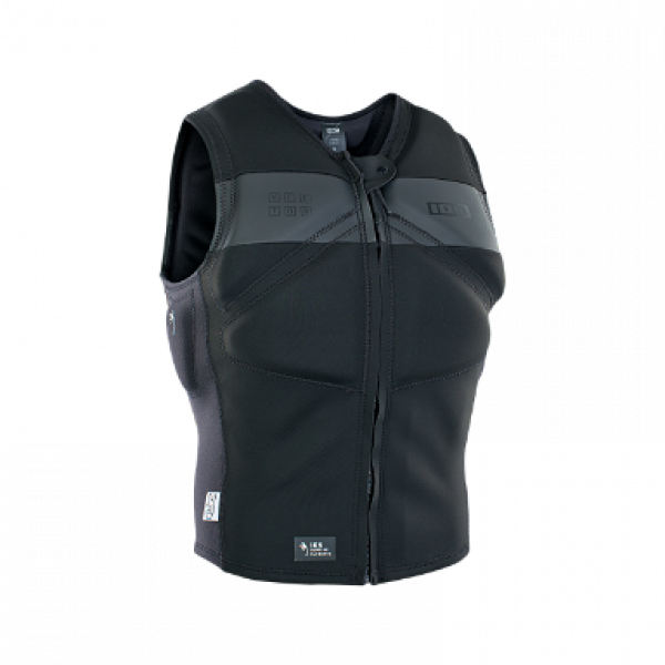 ION Vector Amp Weste Front-Zip Männer Schwarz