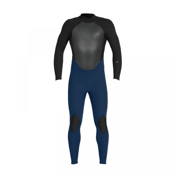 Xcel Axis X OS Combinaison 4/3mm Back-Zip Hommes Midnight Blue / Black