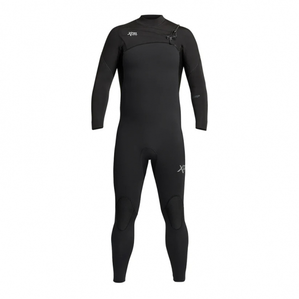 Traje de neopreno Xcel Comp X2 3/2mm Cremallera frontal Hombre Negro