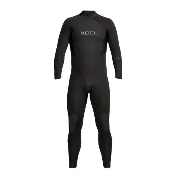 Traje de buceo Xcel Axis OS 5/4mm Cremallera dorsal Hombre Negro