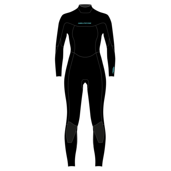 Neilpryde Muta Nexus 3/2mm Backzip Donna C1 Nero