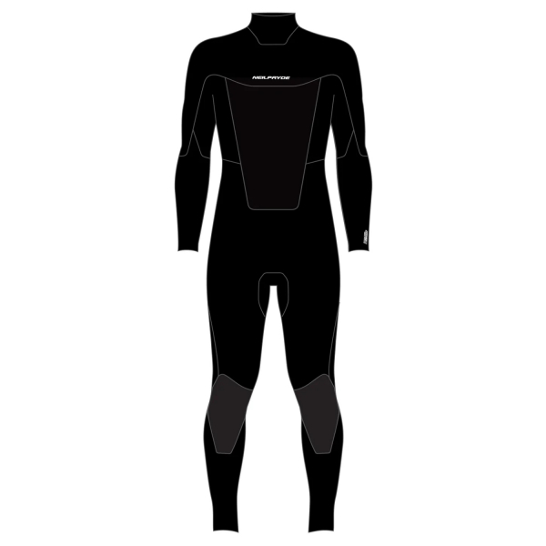 Neilpryde Nexus Neoprenanzug 3/2mm Backzip Männer C1 Schwarz