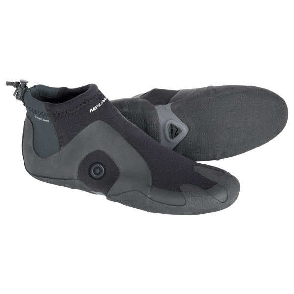 Neilpryde Rise LC Neoprene Shoes Round Toe 3mm C1 Black / Gray