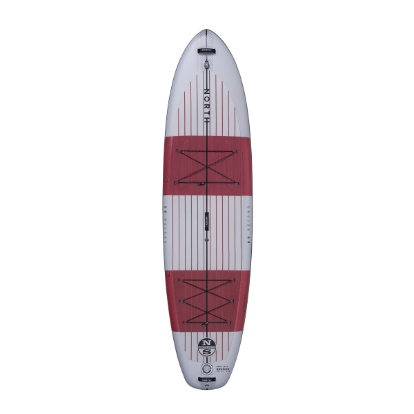 North SUP Docker Planche de standup paddle gonflable Package Ciel Gris 11'0" x 34" x 6" OneSize