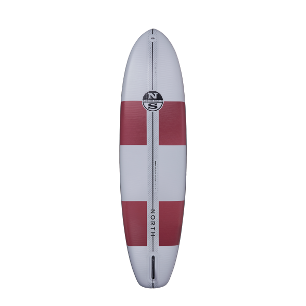 North SUP Docker Planche de standup paddle gonflable Package Ciel Gris 11'0" x 34" x 6" OneSize