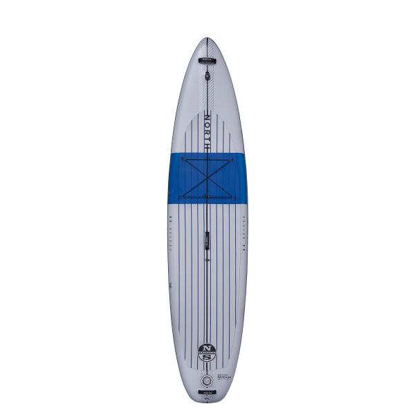 North SUP Pace Wind Planche de surf gonflable Standup Paddle Package Ciel Gris 11'0" x 30" x 6" OneSize