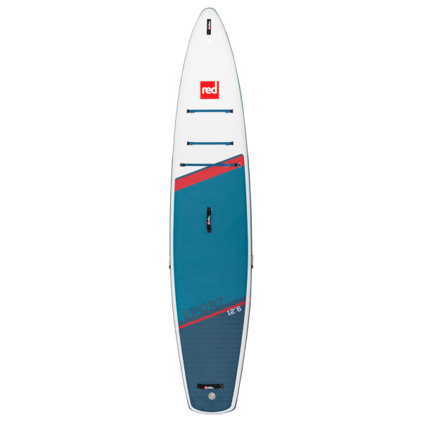 Red Paddle Co SPORT SUP 12'6" x 30" x 6" MSL Blau-Weiss