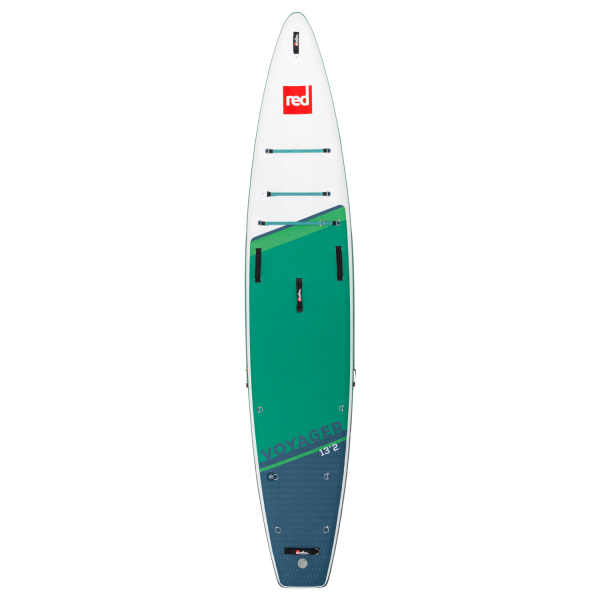 Red Paddle Co VOYAGER+ SUP 13'2" x 30" x 6" MSL Vert-Blanc