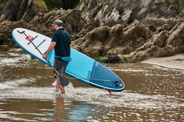 Red Paddle Co RIDE SUP 10'8" x 34" x 4.7" MSL Blau-Weiss