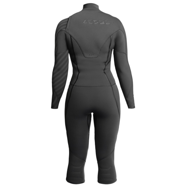 RRD Amazone Overknee Combinaison 3/2 Chestzip Femme Gris