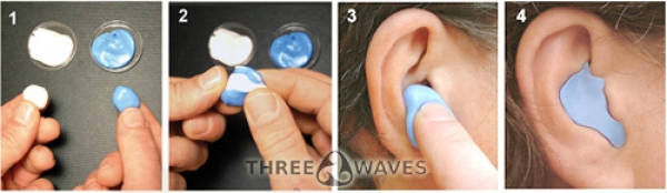 Three Waves Protection auriculaire individuelle à fabriquer soi-même pour les sports nautiques