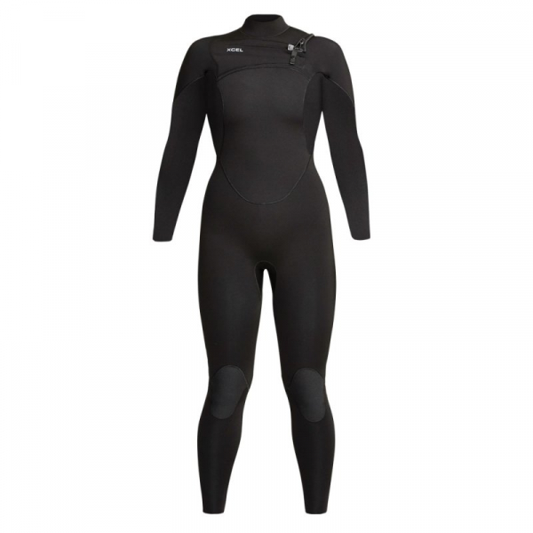 Xcel Comp X2 Muta 4/3mm Zip anteriore Donna Nero