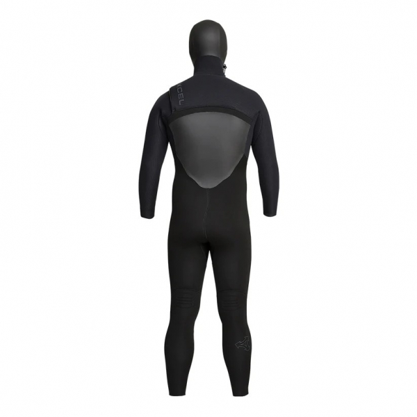 Xcel Traje de buceo Drylock X2 con capucha 5/4mm Cremallera frontal Hombre Negro